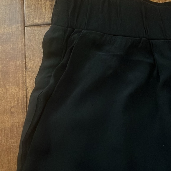 Black Swan Joggers with Pockets High Waisted Rayon Pants Size M - Picture 8 of 10
